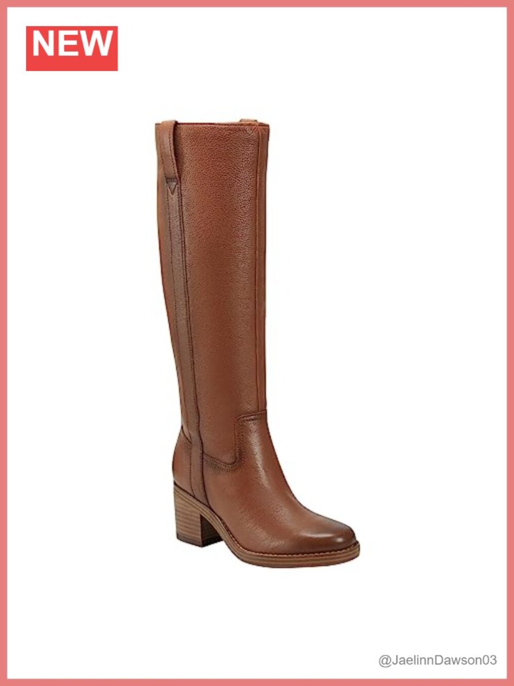 Marc Fisher LTD Hydria Knee High Dress Boots Almond Toe Block Heel Pull On